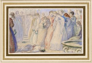 Iphis e Anassarete da John Everett Millais